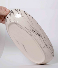 Load image into Gallery viewer, Marble Effect Multi Purpose Porcelain Serving Plate
